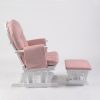 Adjustable Reclining Glider Chair with Ottoman