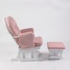 Adjustable Reclining Glider Chair with Ottoman