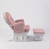 Adjustable Reclining Glider Chair with Ottoman