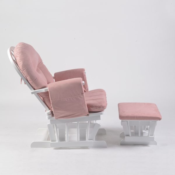 Adjustable Reclining Glider Chair with Ottoman
