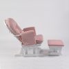 Adjustable Reclining Glider Chair with Ottoman