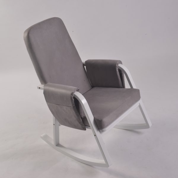 DSC_8744 Modern Rocking Chair with Ottoman | Upholstered Lounge Chair for Living Room