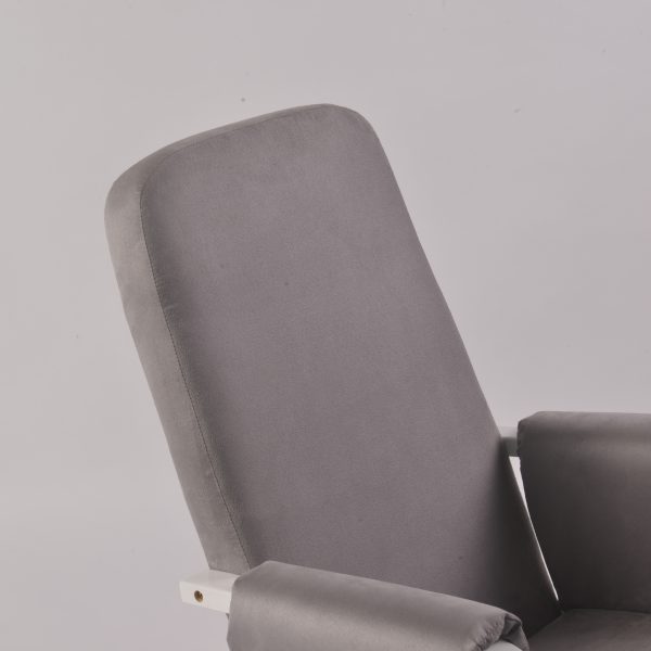 DSC_8750 Modern Rocking Chair with Ottoman | Upholstered Lounge Chair for Living Room