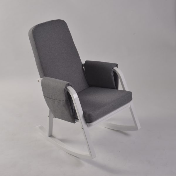 DSC_8761 Modern Rocking Chair with Ottoman | Upholstered Lounge Chair for Living Room