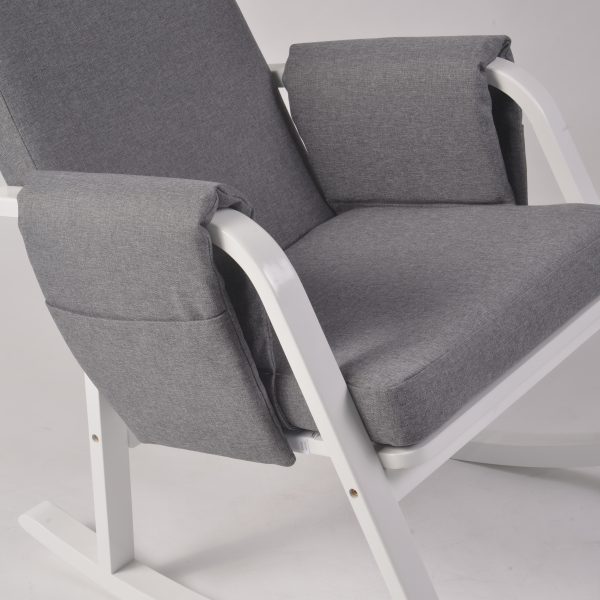 DSC_8763 Modern Rocking Chair with Ottoman | Upholstered Lounge Chair for Living Room