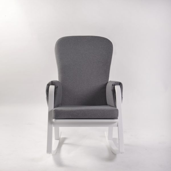 DSC_8764 Modern Rocking Chair with Ottoman | Upholstered Lounge Chair for Living Room