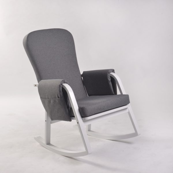 DSC_8770 Modern Rocking Chair with Ottoman | Upholstered Lounge Chair for Living Room