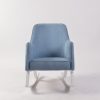 DSC_8791 Modern Upholstered Nursery Rocking Chair