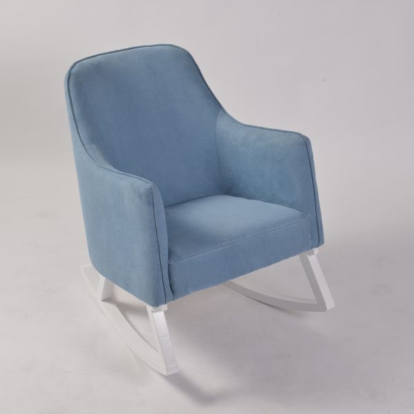 DSC_8799 Modern Upholstered Nursery Rocking Chair