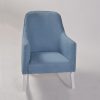DSC_8800 Modern Upholstered Nursery Rocking Chair