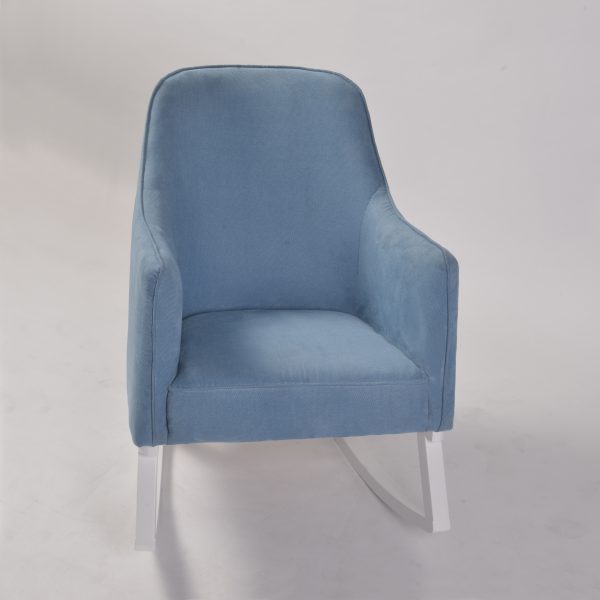 DSC_8800 Modern Upholstered Nursery Rocking Chair
