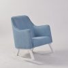 DSC_8803 Modern Upholstered Nursery Rocking Chair