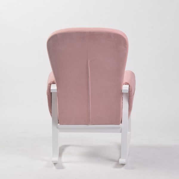 DSC_8877 Modern Rocking Chair with Ottoman | Upholstered Lounge Chair for Living Room
