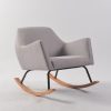 DSC_8952 Modern Nursery Rocking Chair with Upholstered Arms