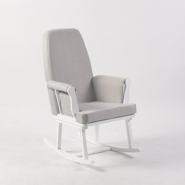 Nursing Glider Rocking Chair with High Back