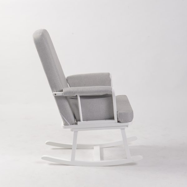 Nursing Glider Rocking Chair with High Back