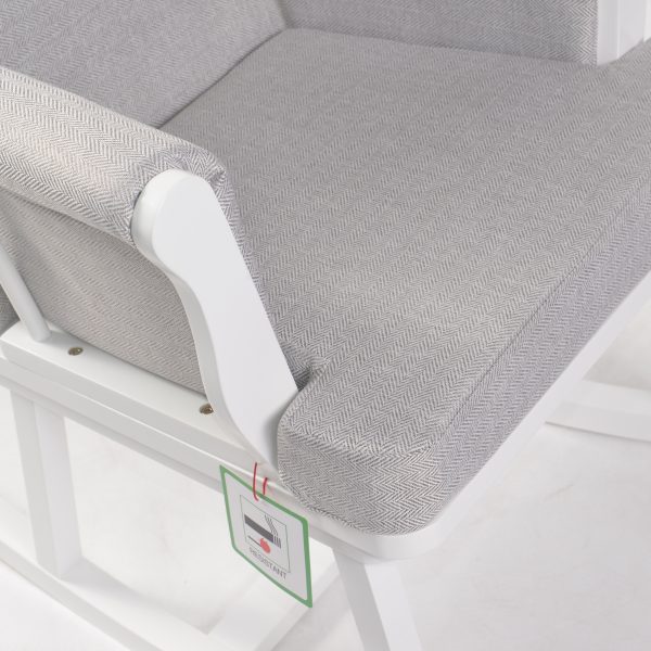 Nursing Glider Rocking Chair with High Back