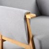 DSC_9338 拷贝 Upholstered Wooden Nursery Rocking Chair with Ottoman