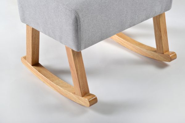 DSC_9343 拷贝 Upholstered Wooden Nursery Rocking Chair with Ottoman