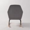 DSC_9348 Modern Upholstered Nursery Rocking Chair