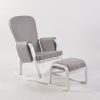 DSC_9384 Modern Rocking Chair with Ottoman | Upholstered Lounge Chair for Living Room