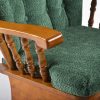 DSC_9393 拷贝 Wooden Wingback Nursery Glider Chair with Ottoman