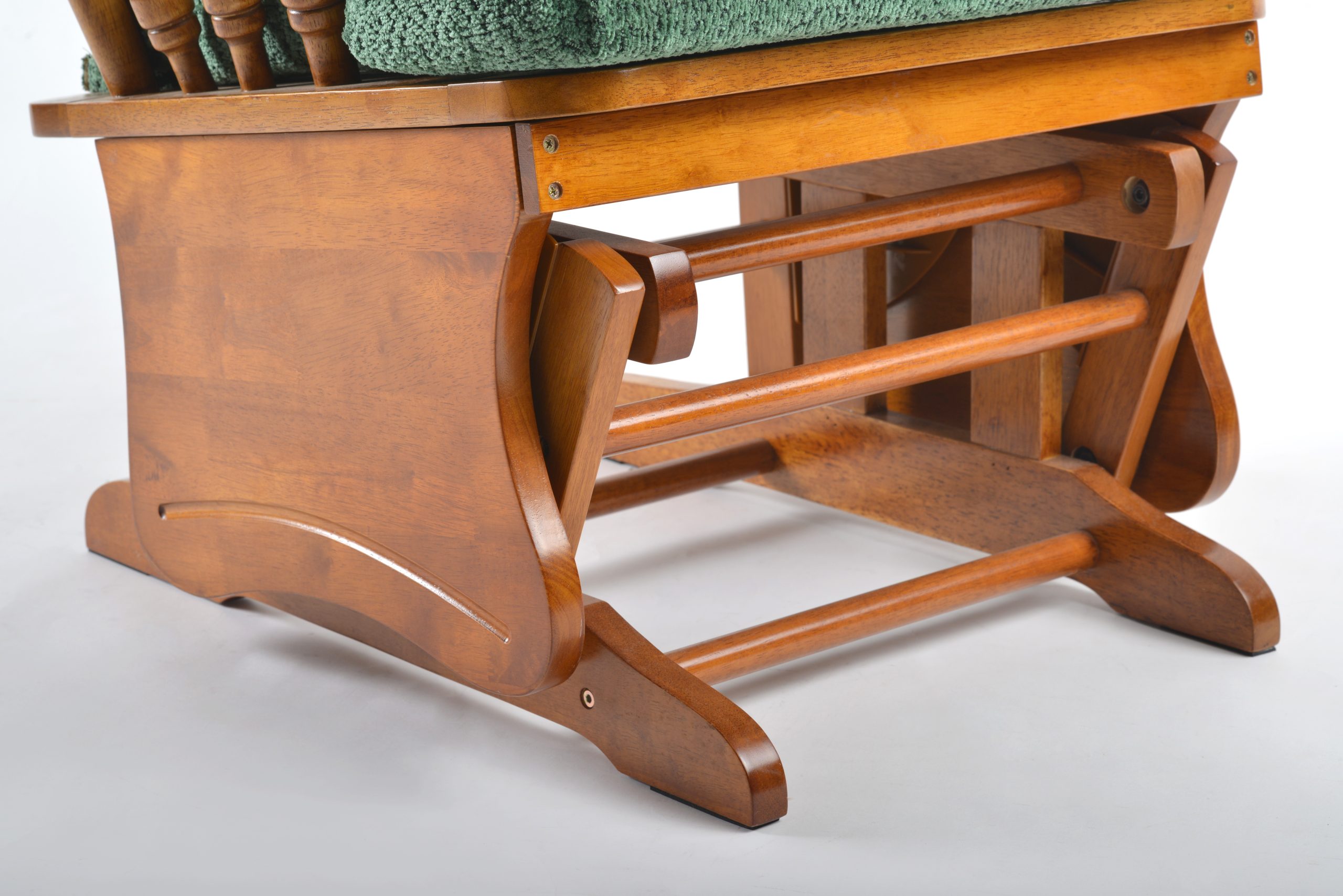 DSC_9395 拷贝 Wooden Wingback Nursery Glider Chair with Ottoman