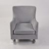 DSC_9513 Wingback Upholstered Nursery Rocking Chair