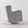 DSC_9521 Wingback Upholstered Nursery Rocking Chair