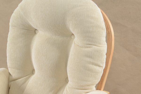 Classic Nursery Glider Chair with Ottoman