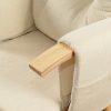 Classic Nursery Glider Chair with Ottoman