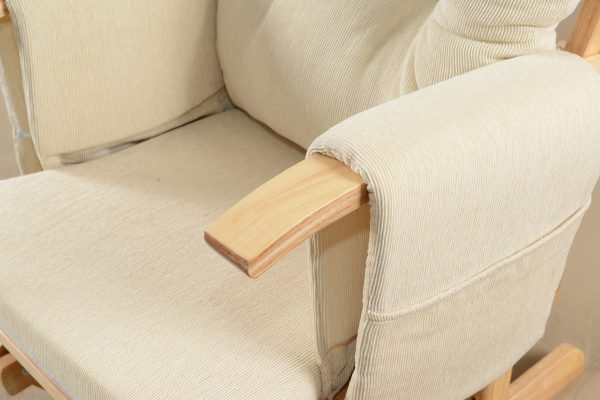 Classic Nursery Glider Chair with Ottoman