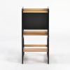 TH014 黑 (1) 2-in-1 Convertible Learning Tower and Kids Table with Chalkboard