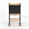TH014 黑 (12) 2-in-1 Convertible Learning Tower and Kids Table with Chalkboard