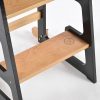 TH014 黑 (5) 2-in-1 Convertible Learning Tower and Kids Table with Chalkboard