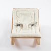 TH061 粒绒 (1) Wooden Baby Rocker with Soft Padded Seat
