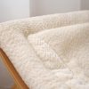 TH061 粒绒 (15) Wooden Baby Rocker with Soft Padded Seat