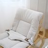 TH1306 (4) Wooden Baby Rocker with Soft Padded Seat
