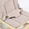 TH1306 本色木粉色垫 (1) Wooden Baby Rocker with Soft Padded Seat