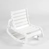 TH1306 白木 Wooden Baby Rocker with Soft Padded Seat