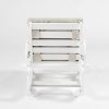 TH1306 白木米白垫 (10) Wooden Baby Rocker with Soft Padded Seat