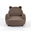 Bouclé Kids Sofa with Cute Animal Ears