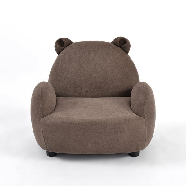 Bouclé Kids Sofa with Cute Animal Ears