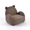 Bouclé Kids Sofa with Cute Animal Ears