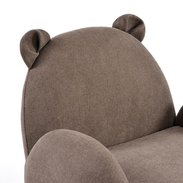 Bouclé Kids Sofa with Cute Animal Ears