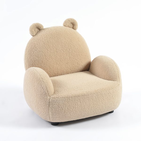 Bouclé Kids Sofa with Cute Animal Ears