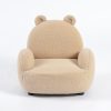 Bouclé Kids Sofa with Cute Animal Ears