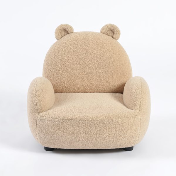 Bouclé Kids Sofa with Cute Animal Ears
