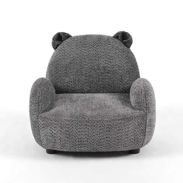 Bouclé Kids Sofa with Cute Animal Ears