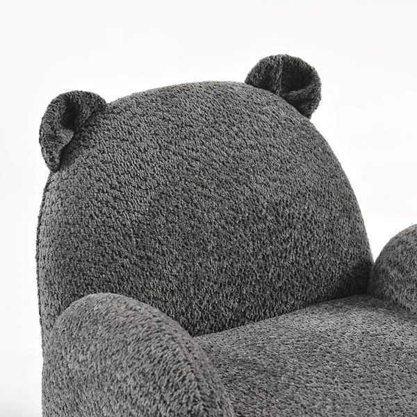 Bouclé Kids Sofa with Cute Animal Ears